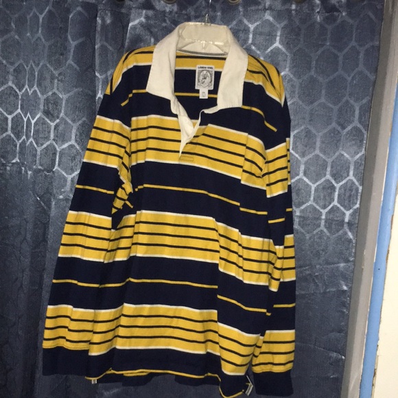 Lands' End Other - Vintage retro lands end rugby sports preppy striped long sleeve hipster